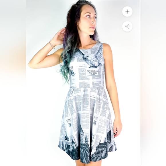 Harry Potter print dress XL - Picture 4 of 5
